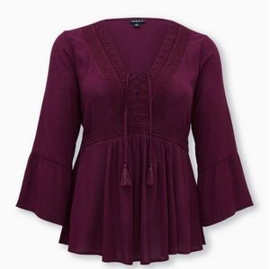 Torrid Babydoll Blouse